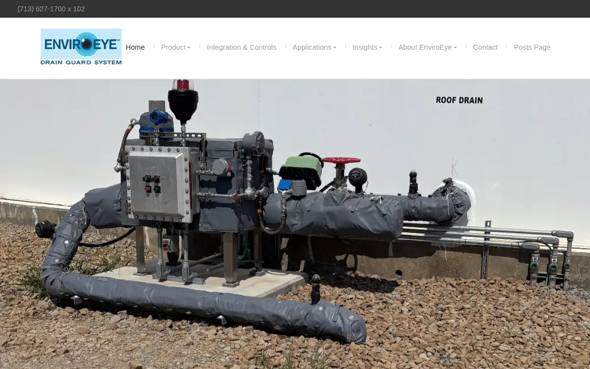 Homepage of Enviroeye LLC
