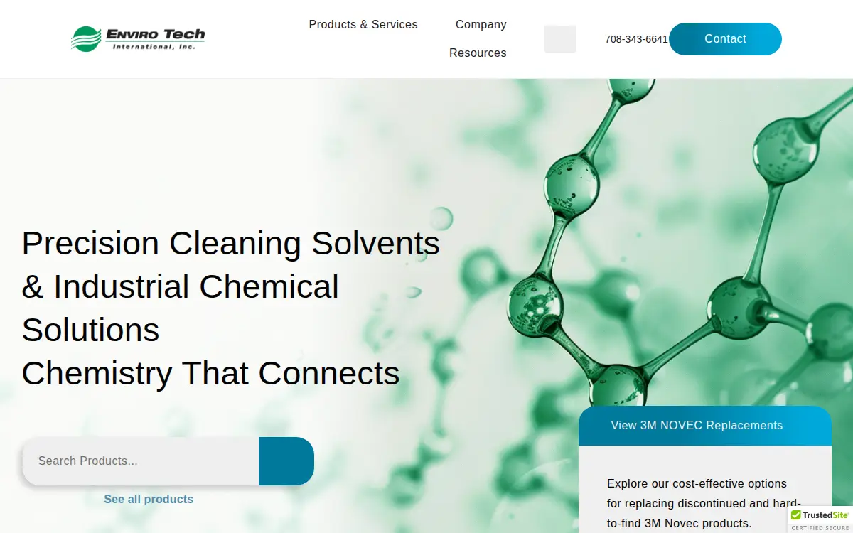 Homepage of Enviro Tech International INC