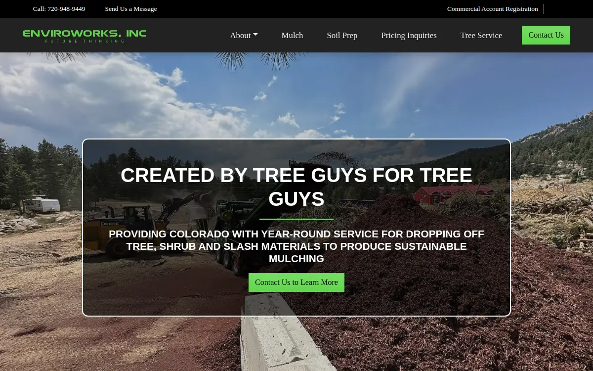 Homepage of Enviroworks, INC