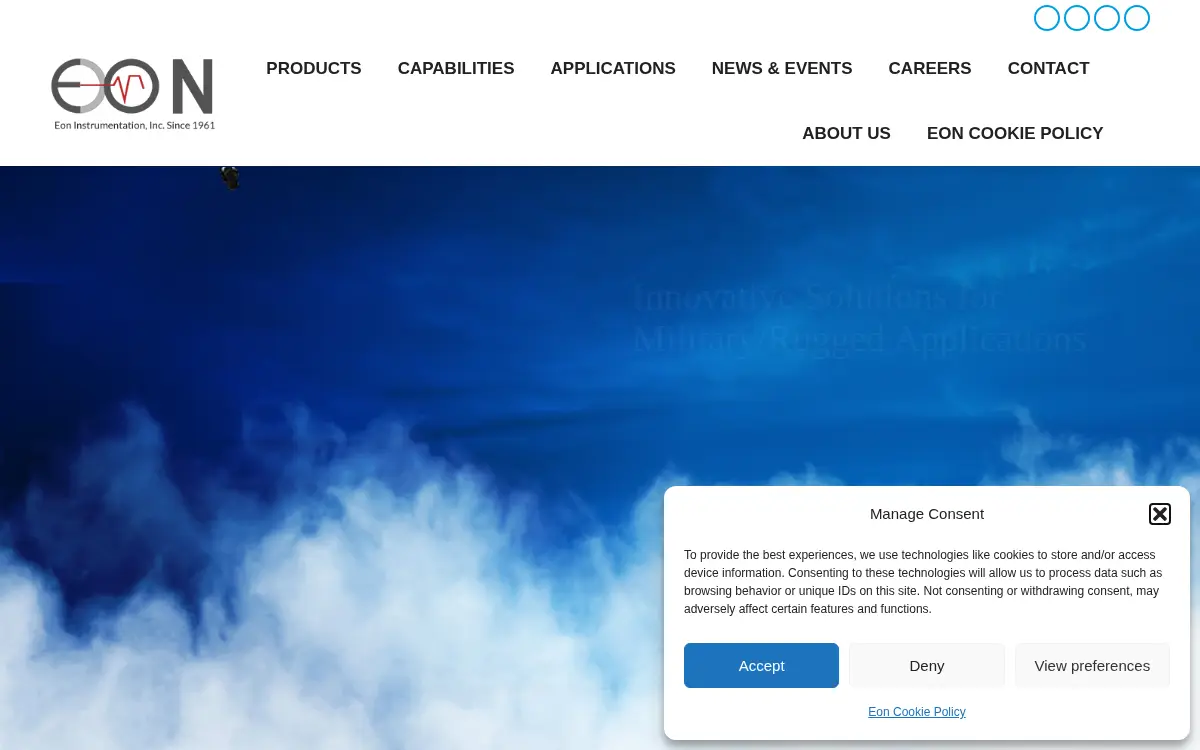 Homepage of Eon Instrumentation, INC.