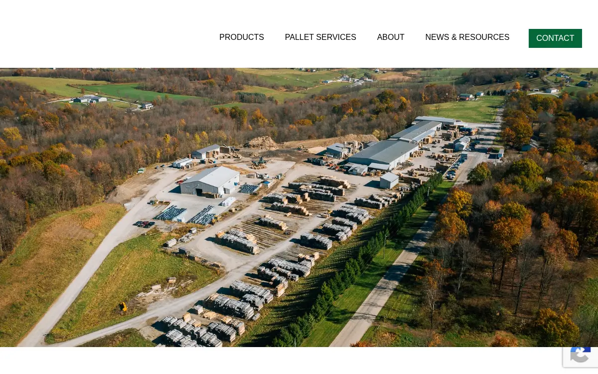 Homepage of Pallet Distributors, INC