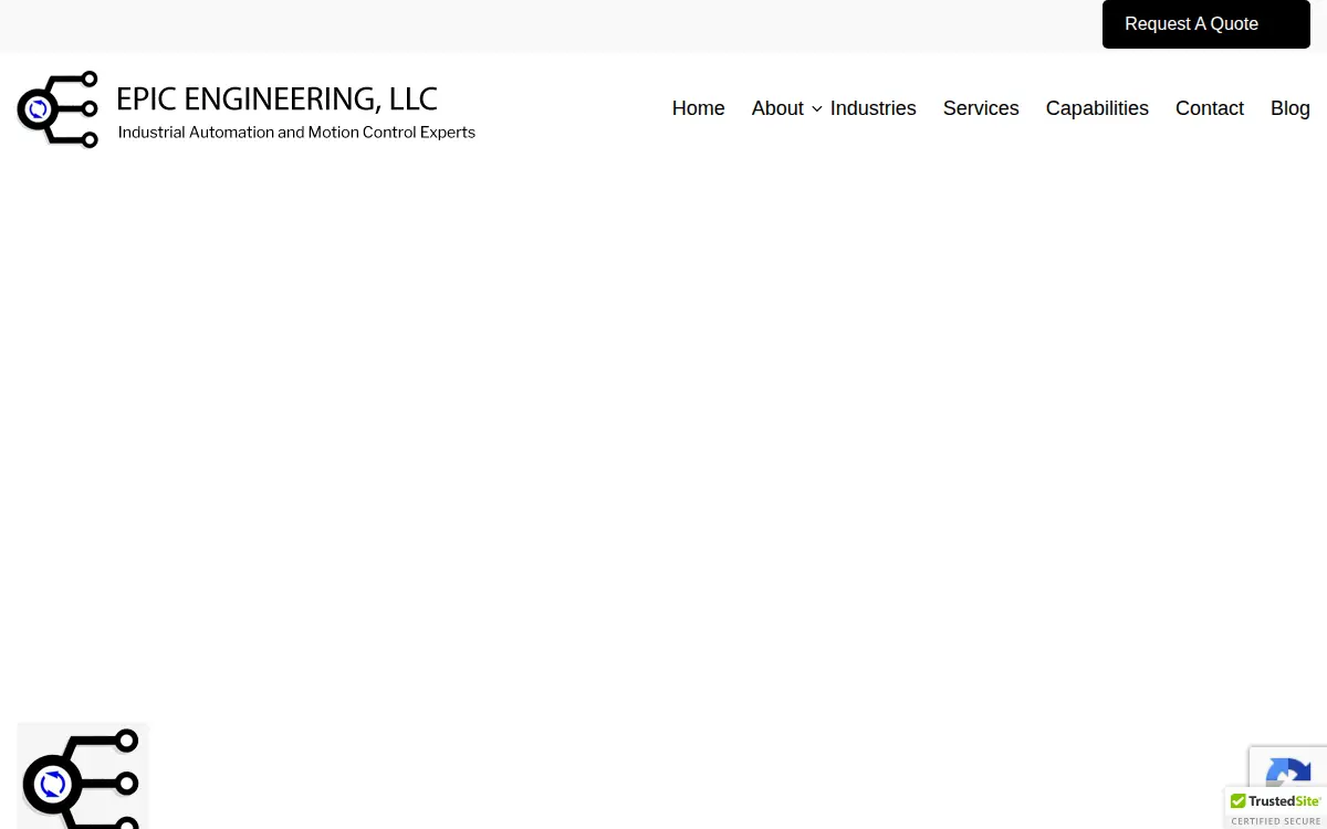 Homepage of Epic Engineering LLC