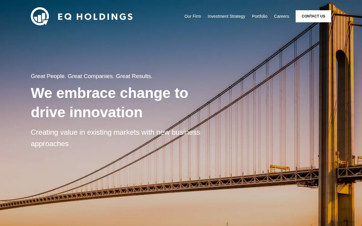 Homepage of Equus Holdings INC