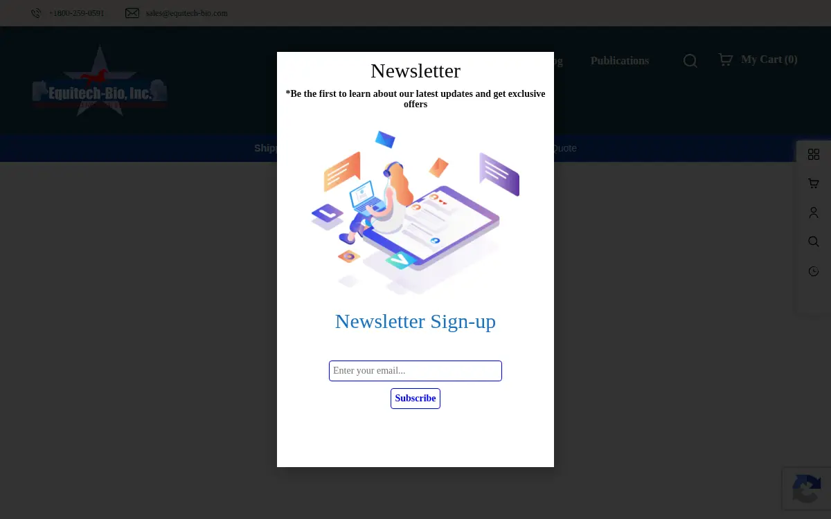 Homepage of Equitech-bio, INC.