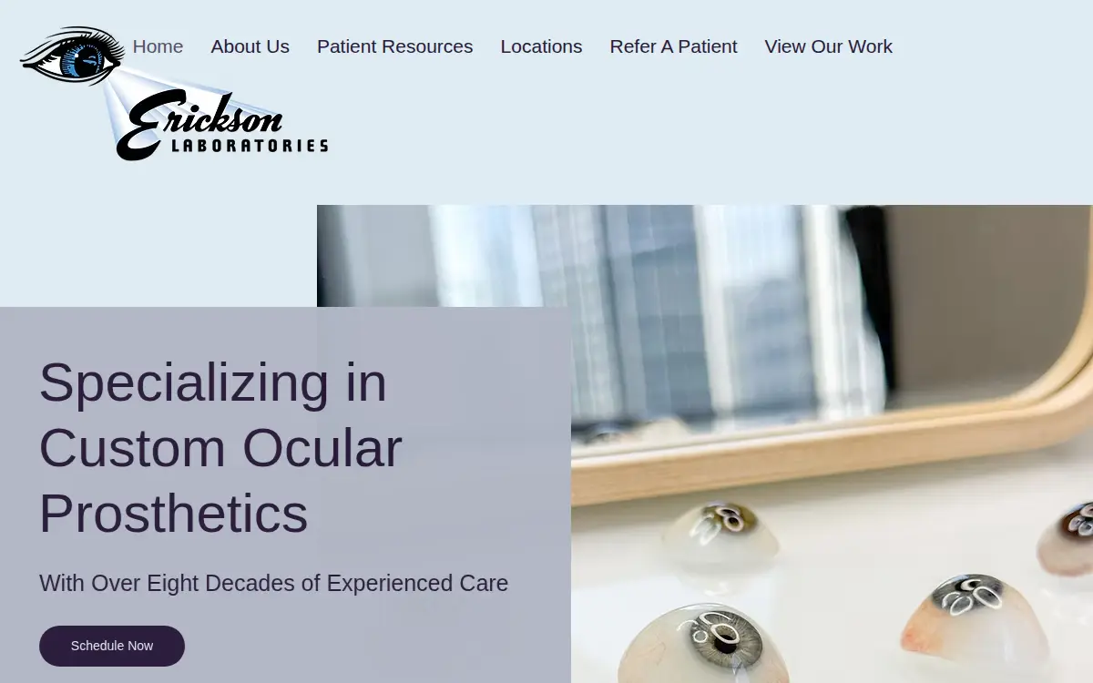 Homepage of Erickson Laboratories, INC