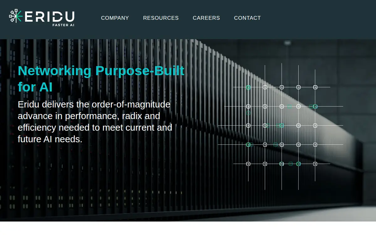 Homepage of Eridu Corporation