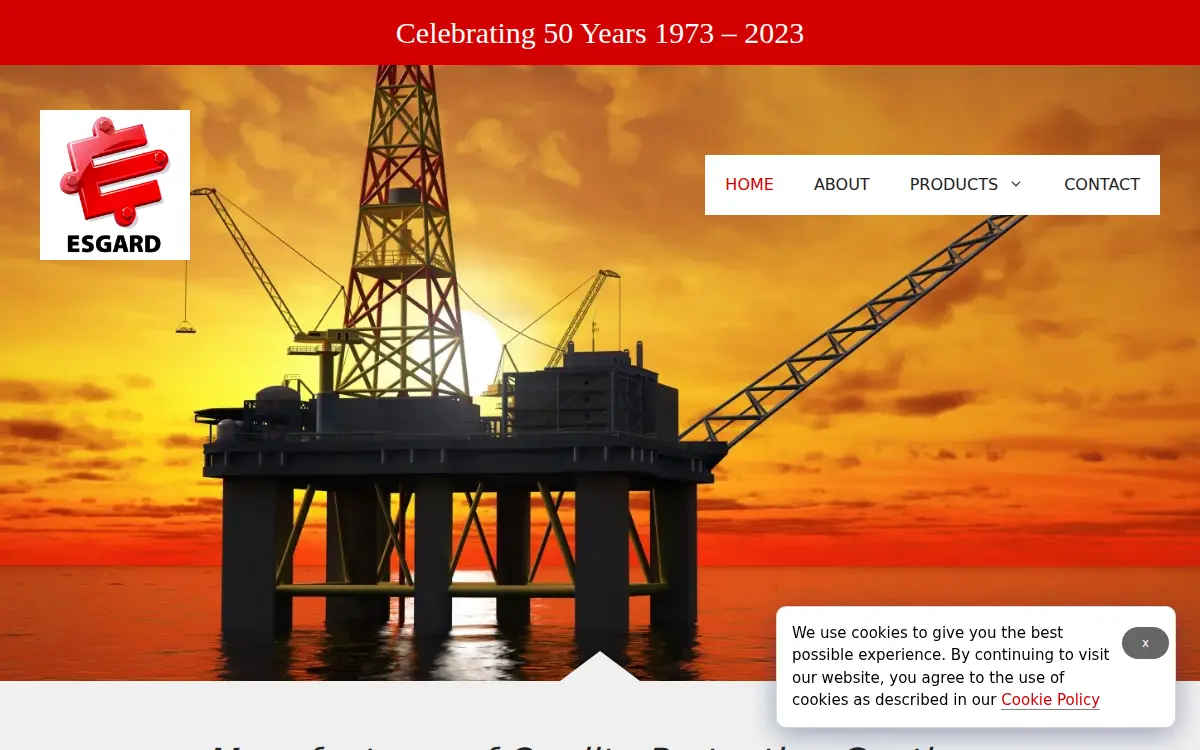 Homepage of Esgard INC
