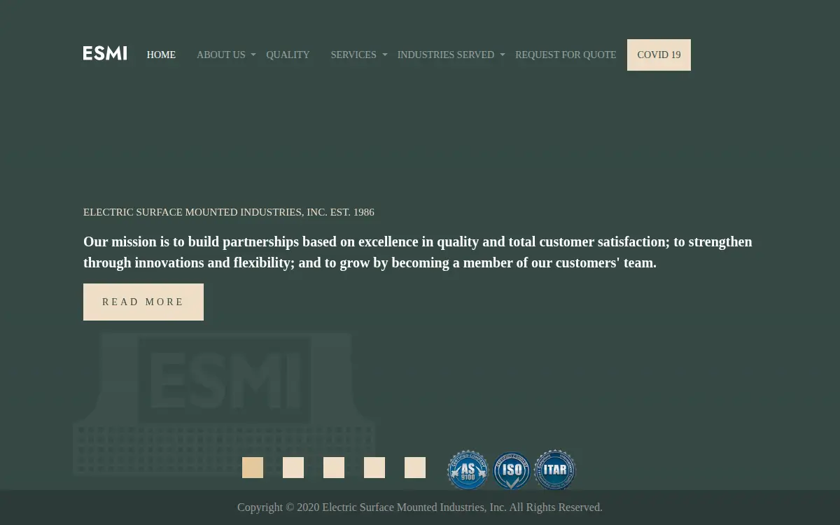 Homepage of Electronic Surface Mounted Industries