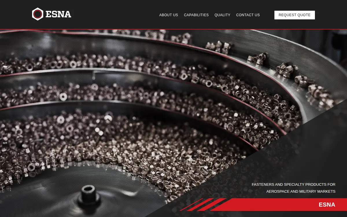 Homepage of Esna, LLC