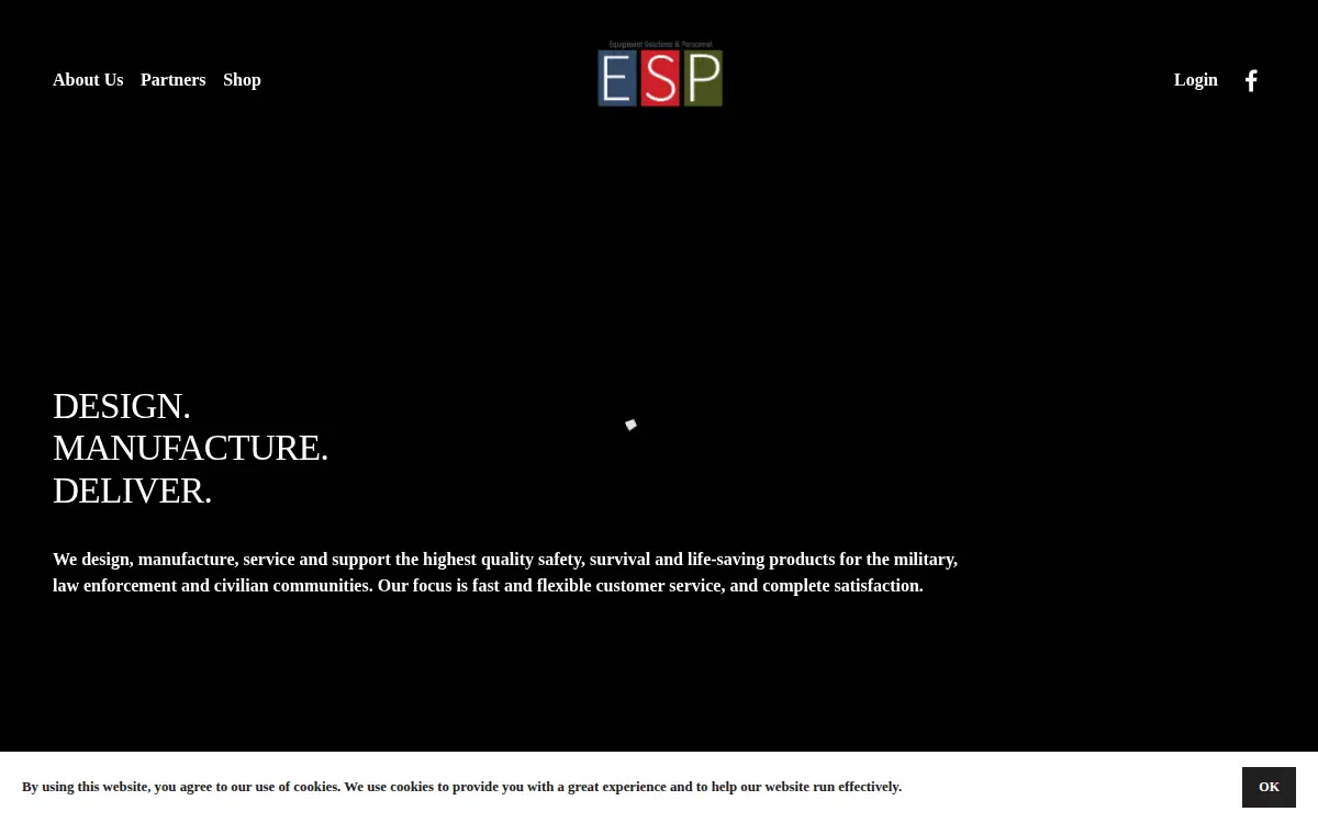 Homepage of Equipment Solutions & Personnel, LLC