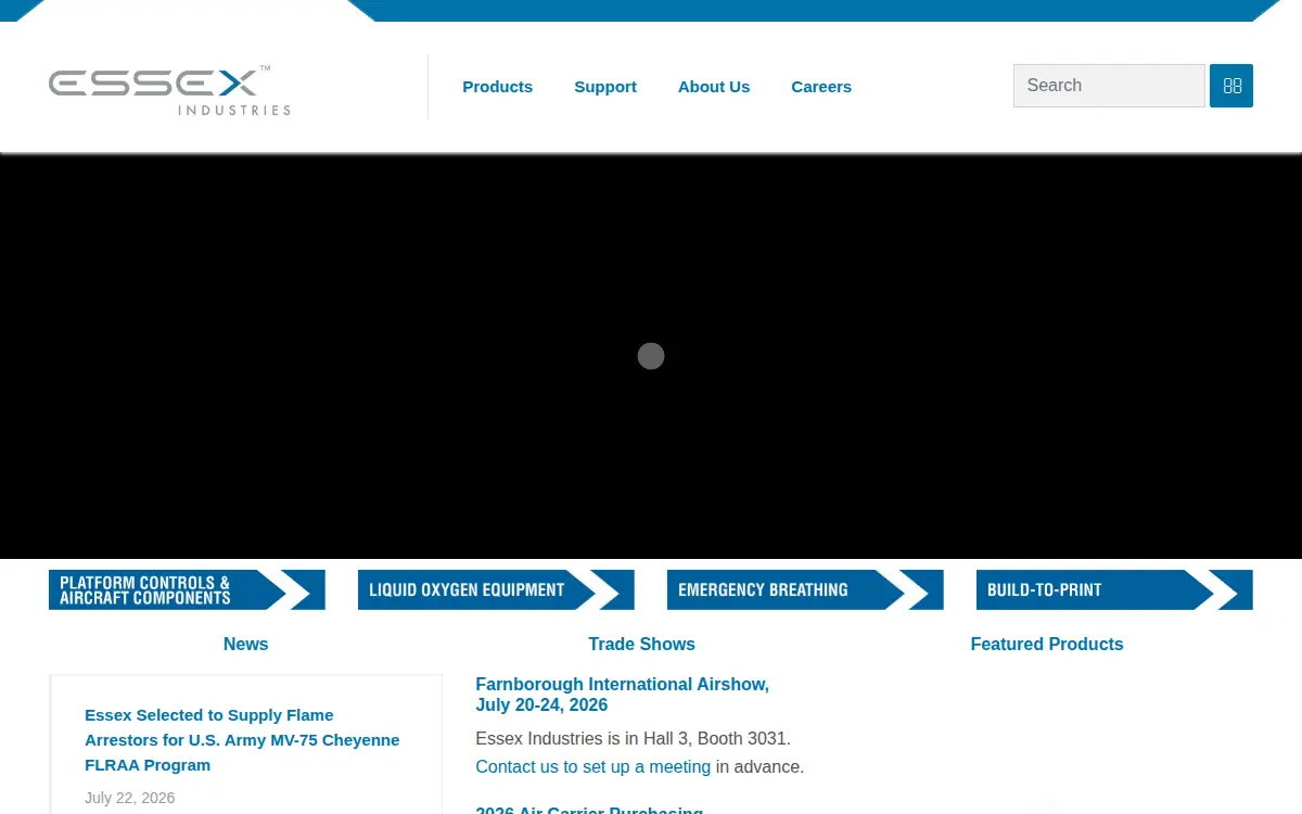 Homepage of Essex Industries INC