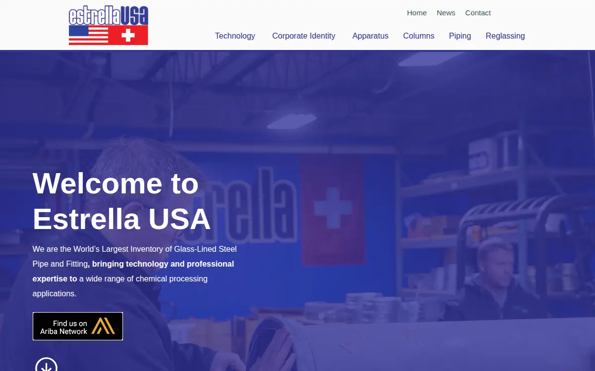 Homepage of Estrella Usa, INC.