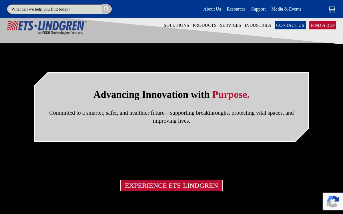 Homepage of Ets-lindgren INC