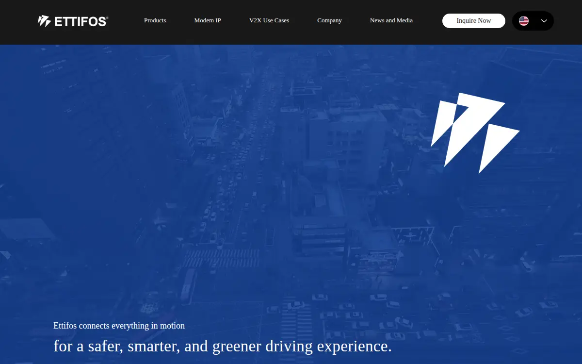 Homepage of Ettifos, INC