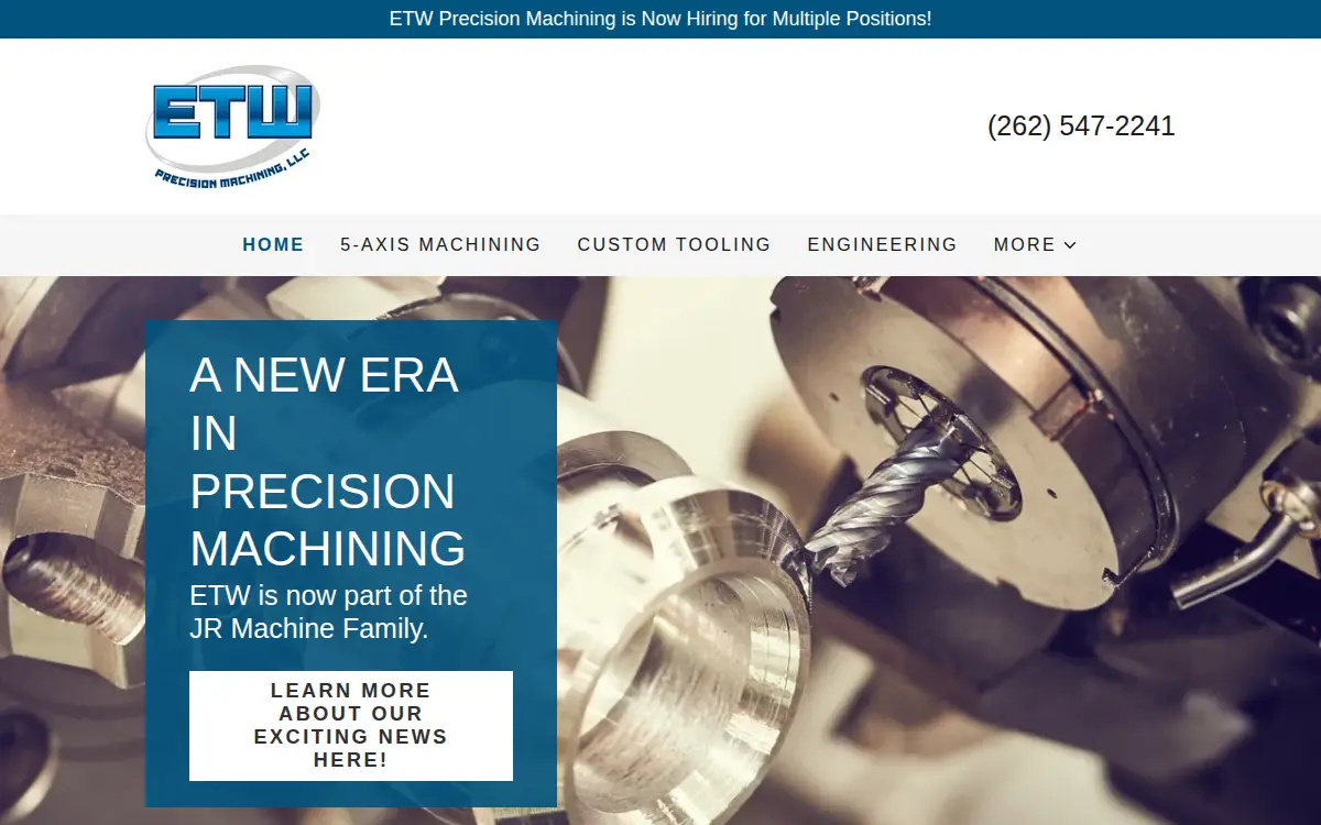 Homepage of E.t.w., INC.