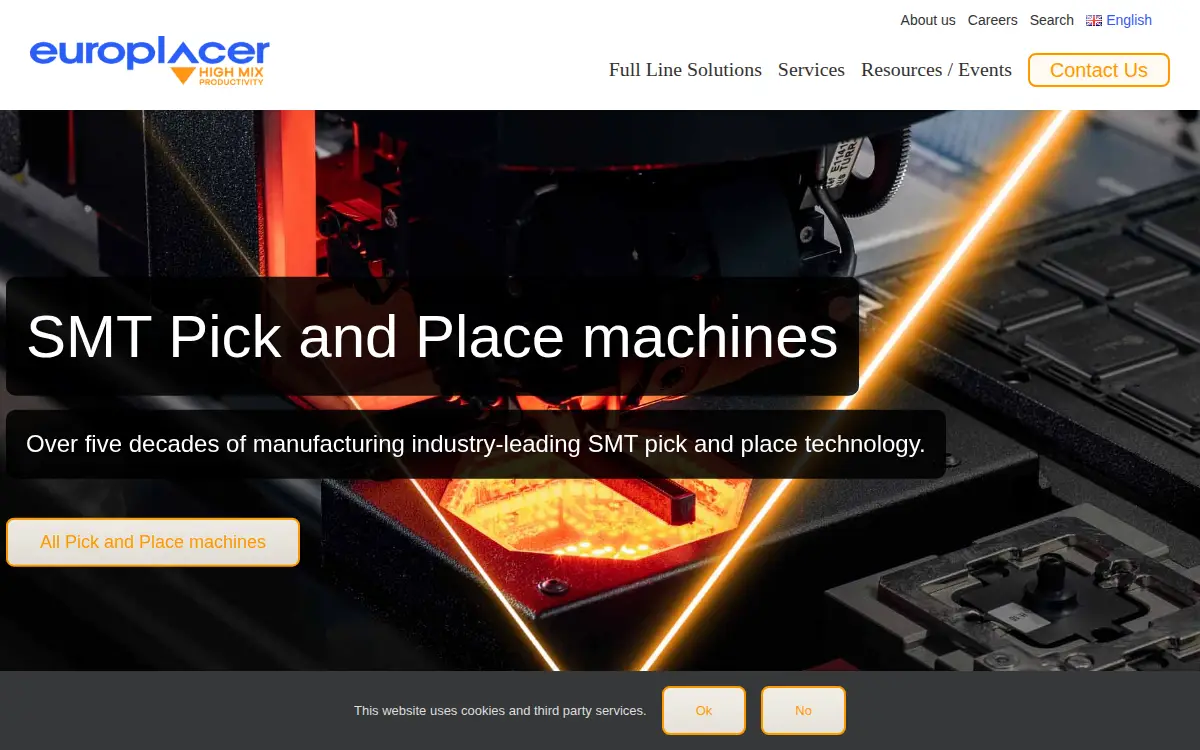 Homepage of Europlacer Americas INC
