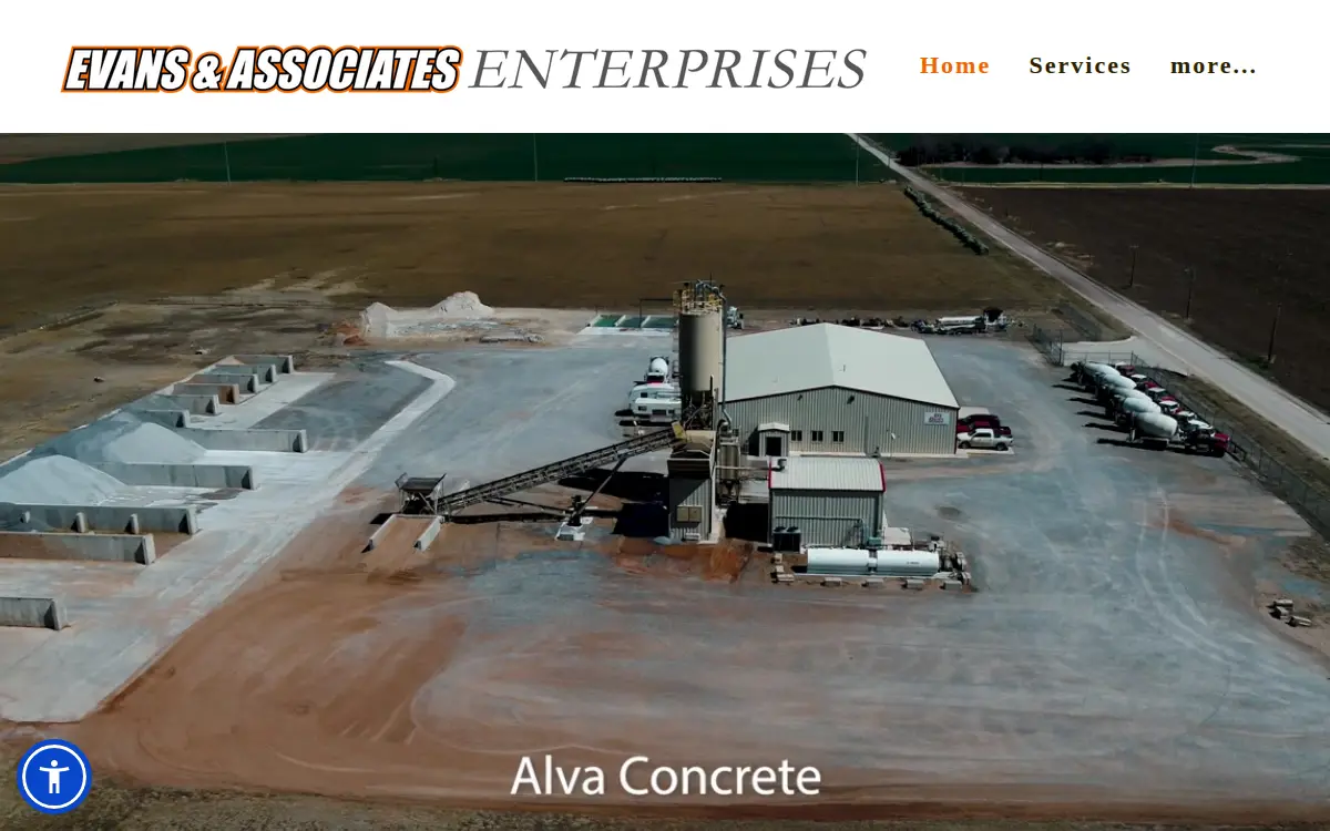 Homepage of Bartlesville Redi-mix, INC.