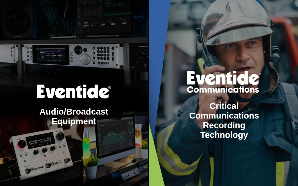 Homepage of Eventide, INC