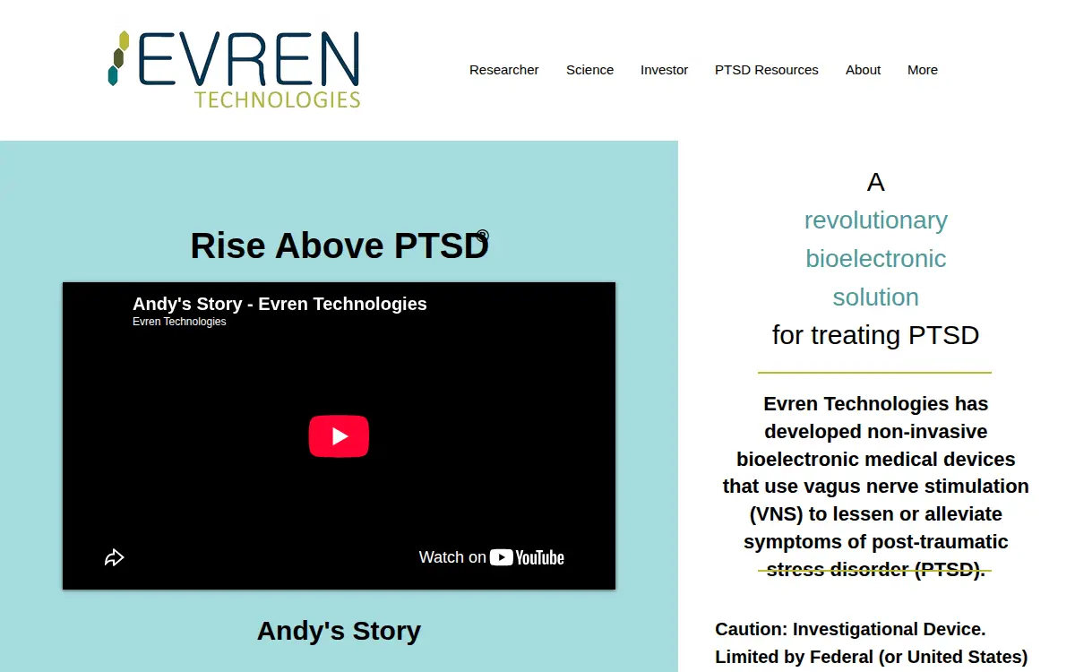 Homepage of Evren Technologies, INC.