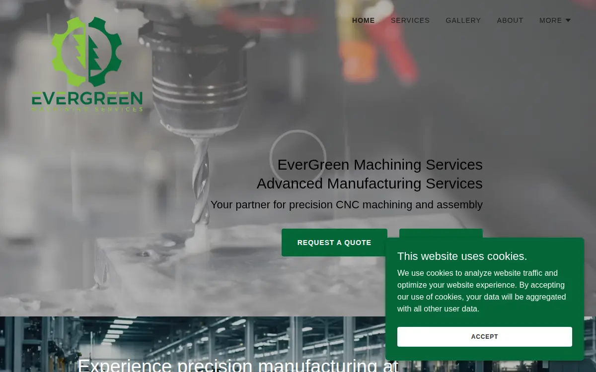 Homepage of Evergreen Warehouse INC