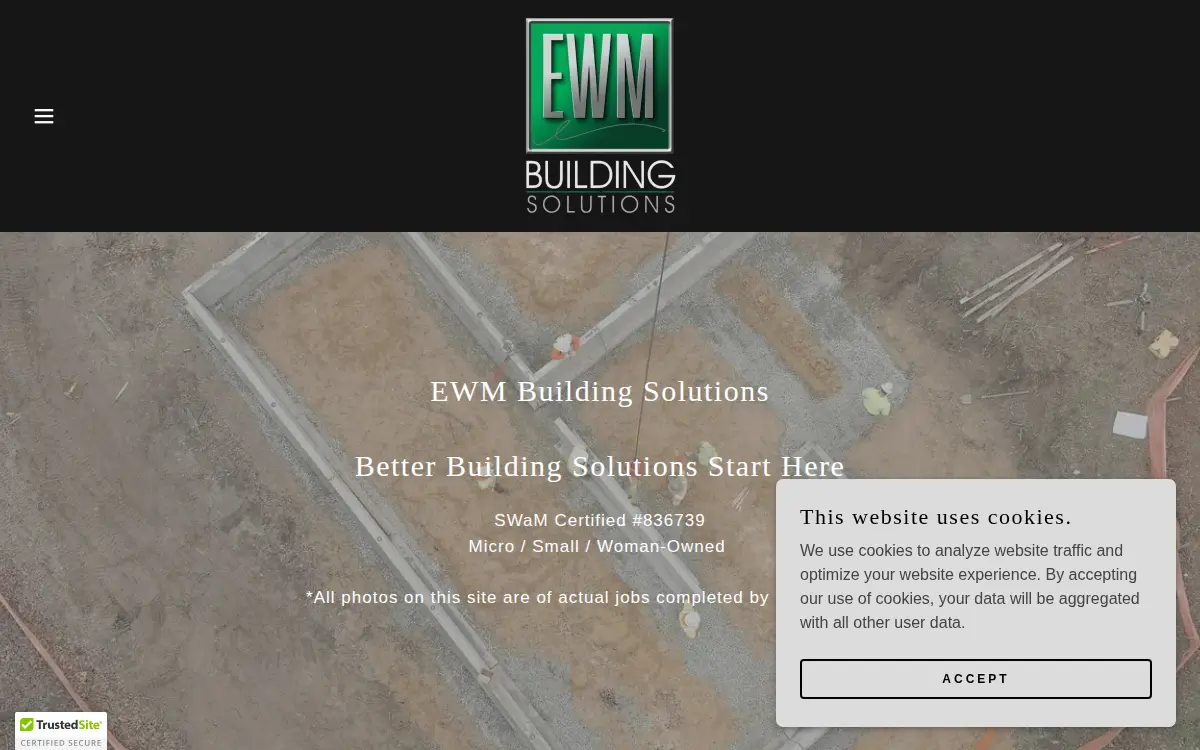 Homepage of Ewm Building Solutions, INC.