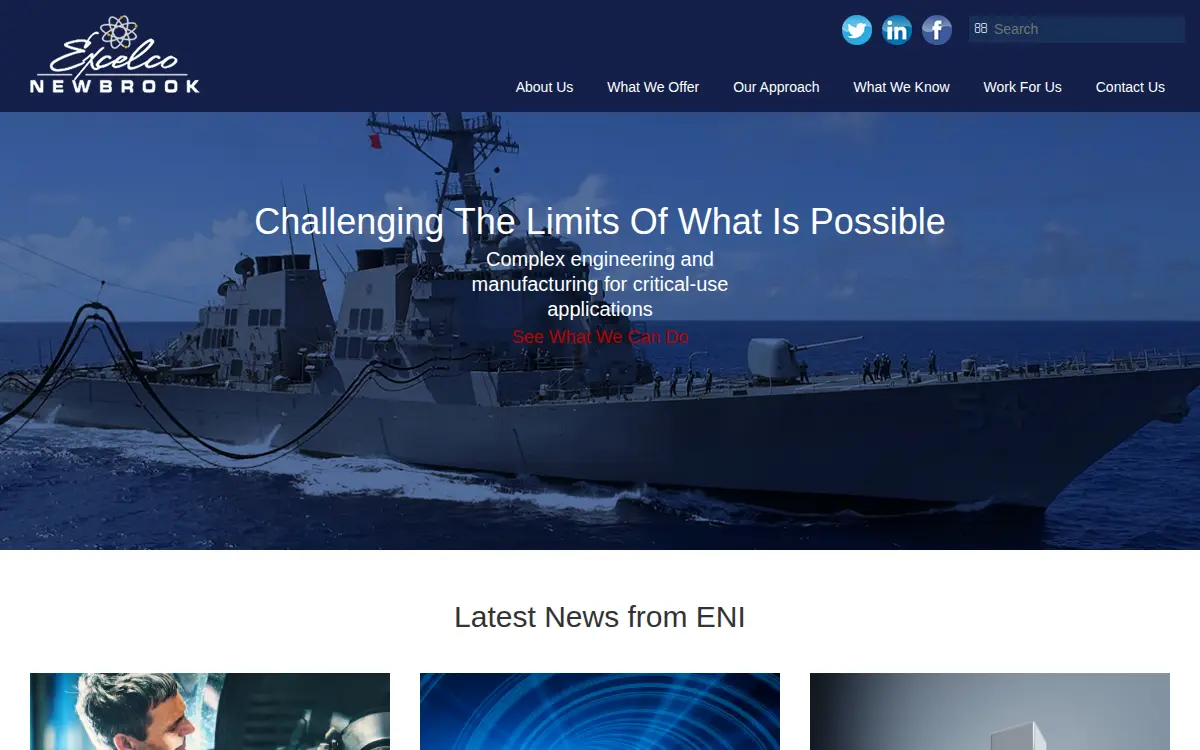Homepage of Excelco/newbrook INC
