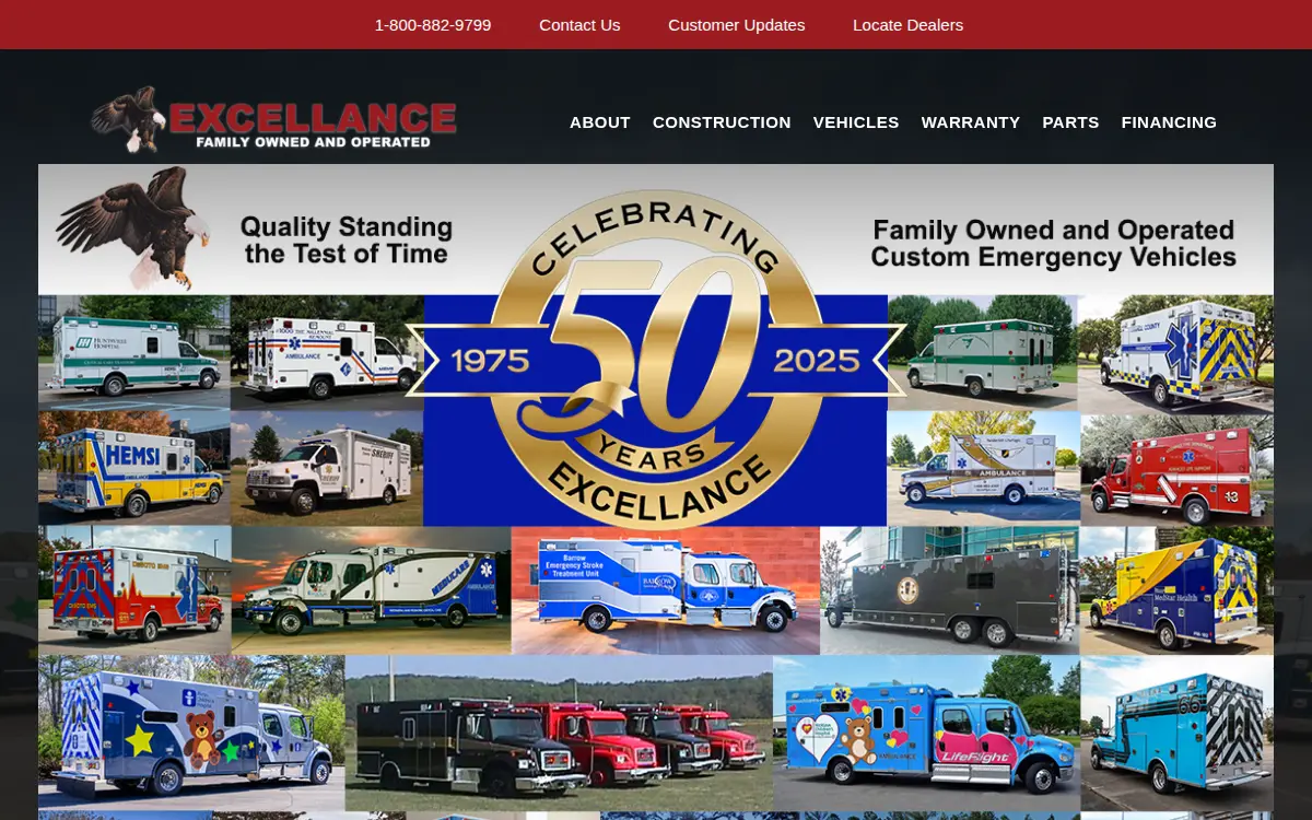 Homepage of Excellance INC