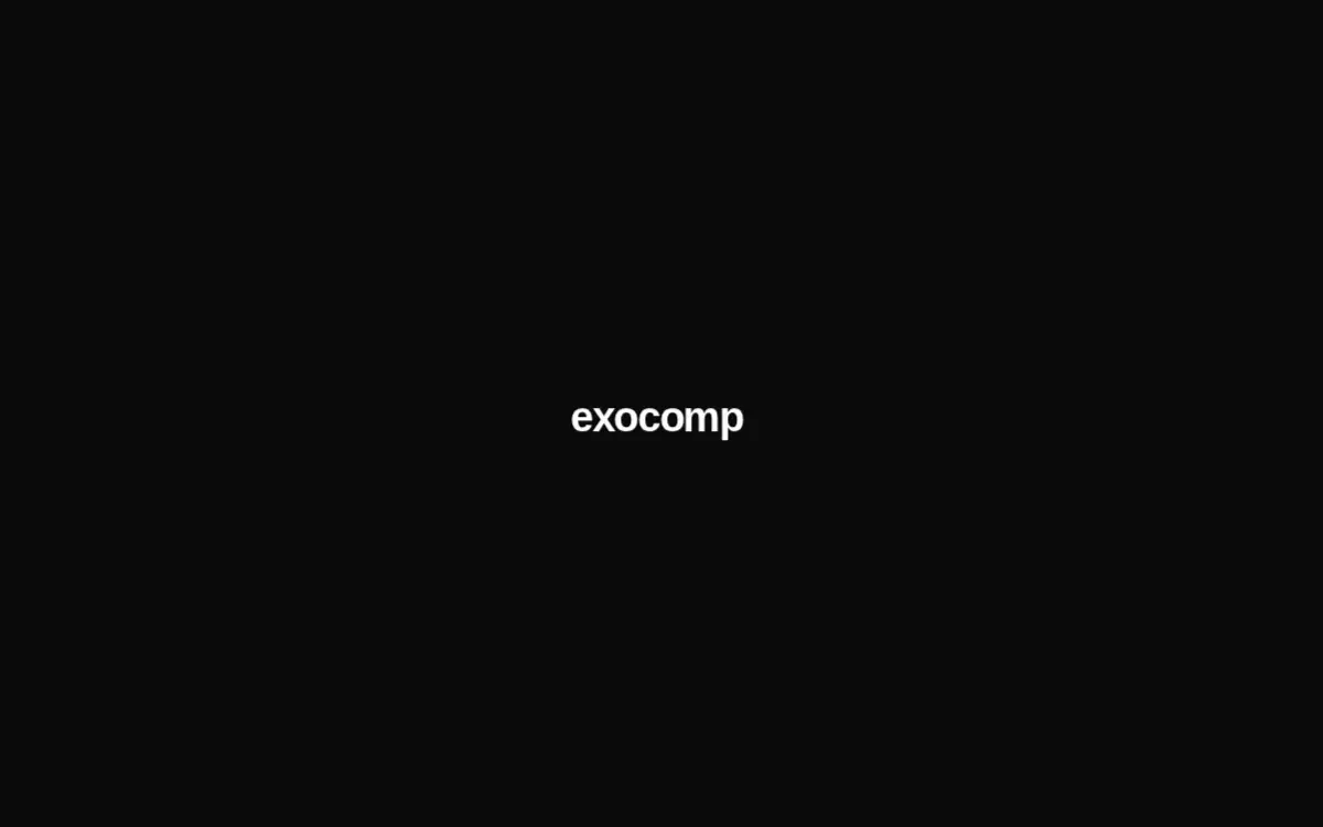 Homepage of Exocomp LLC
