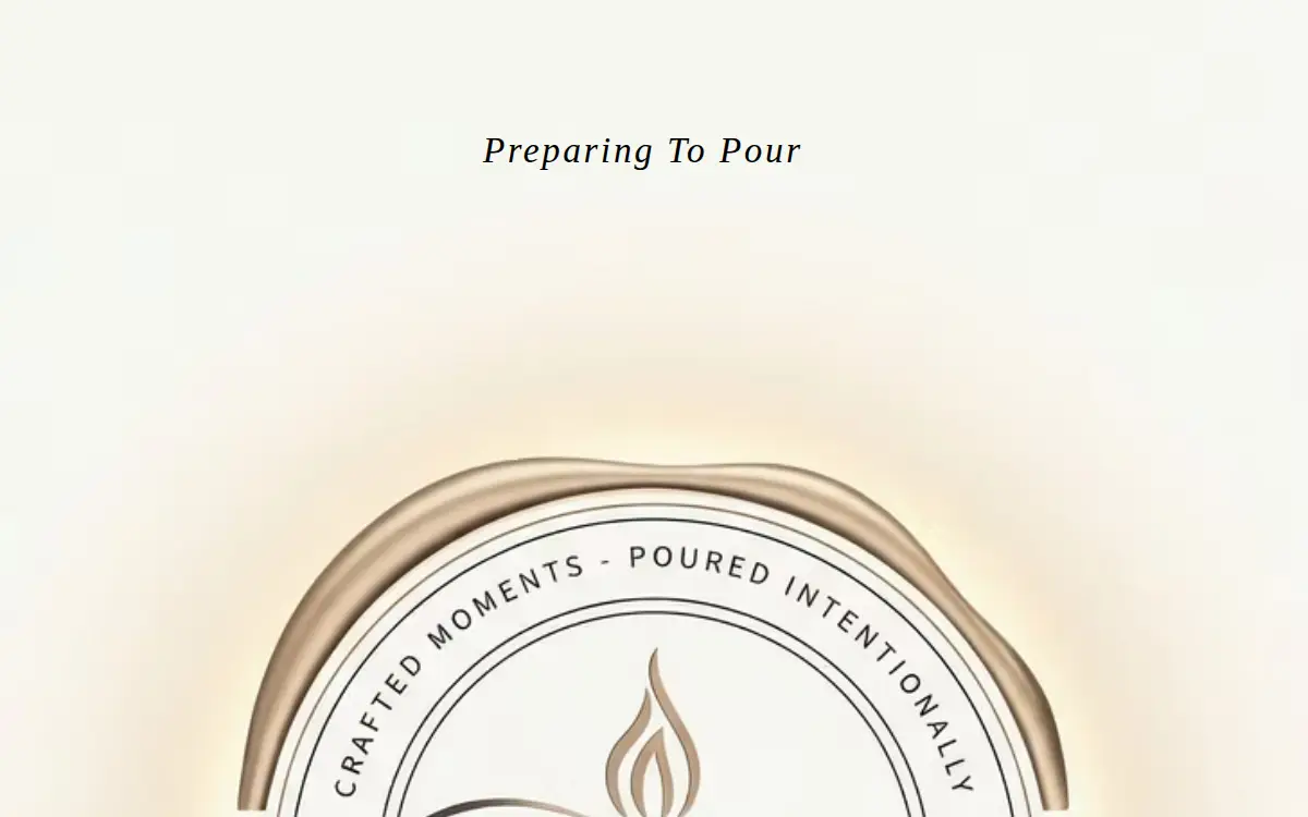Homepage of Experheence, a Candle Bar LLC