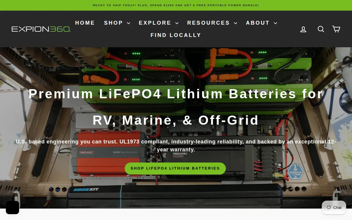 Homepage of Expion360 INC.