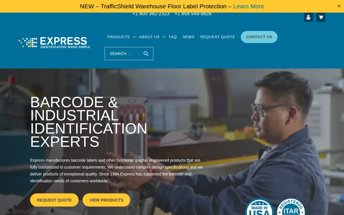 Homepage of Express Business Systems, INC