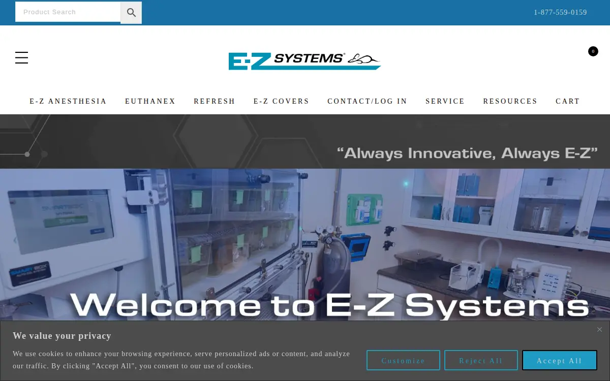 Homepage of Euthanex CORP