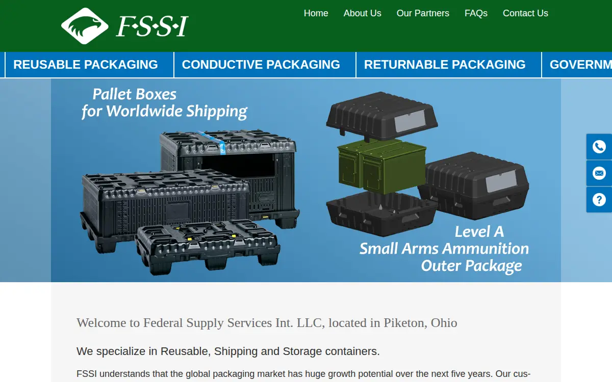 Homepage of Federal Supply Services International LLC.