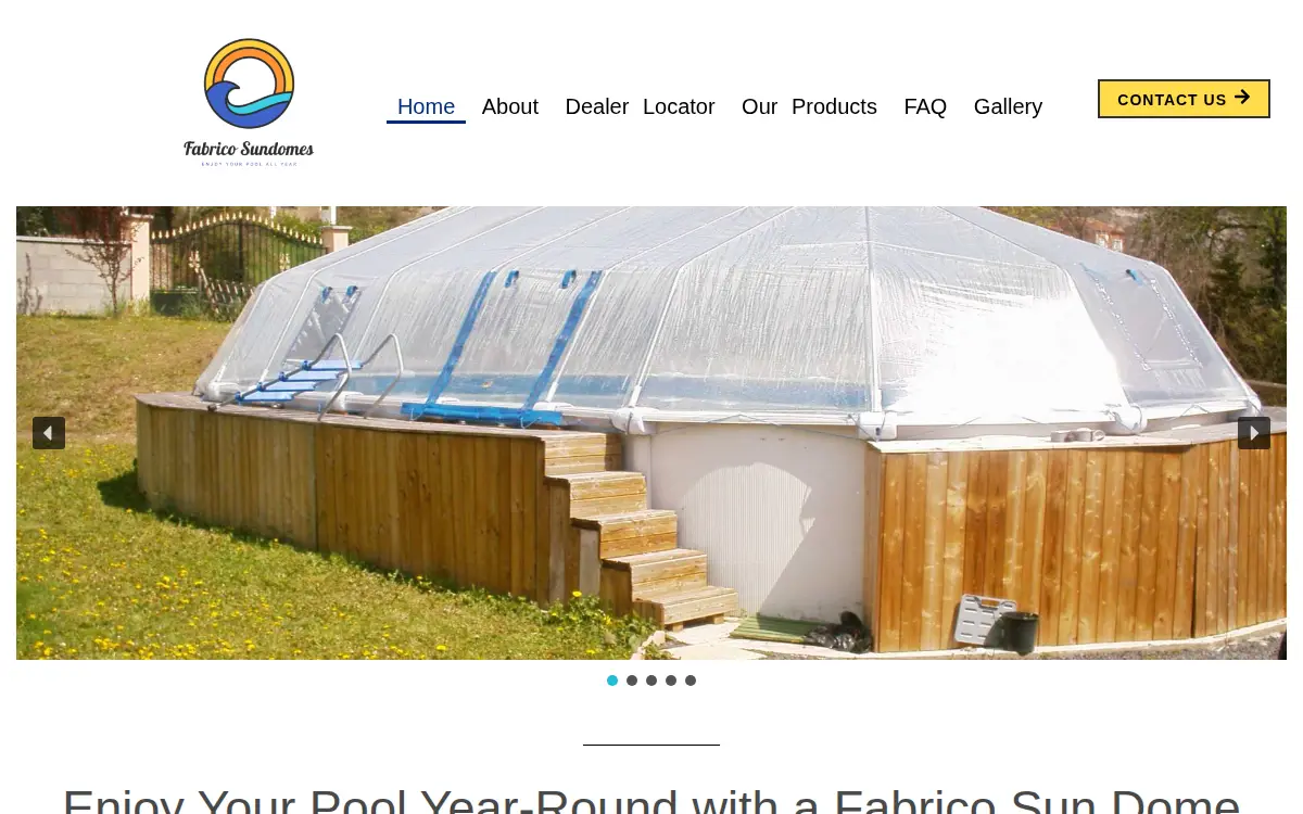 Homepage of Sun Dome INC