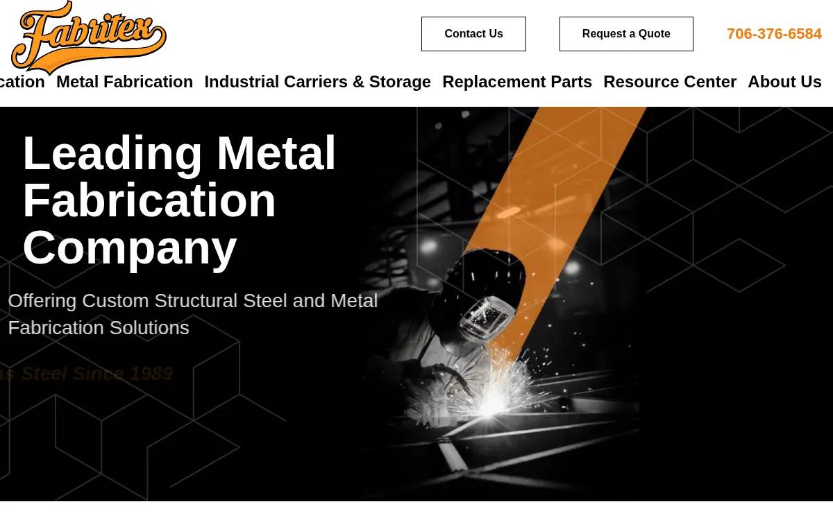 Homepage of Fabritex, INC.
