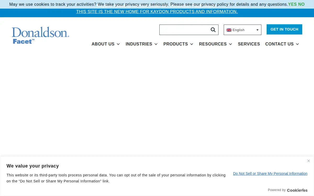 Homepage of Facet (oklahoma) LLC