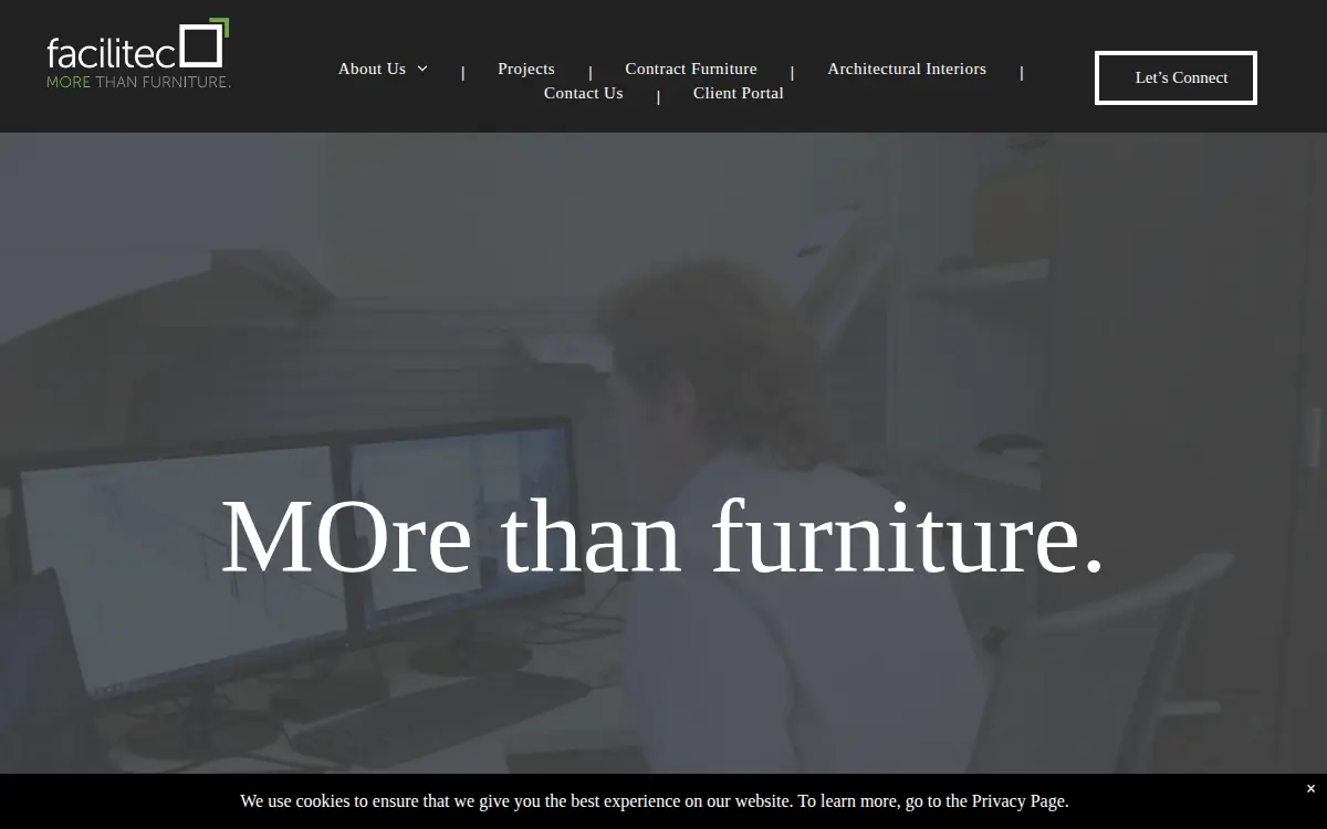 Homepage of Facilitec, INC