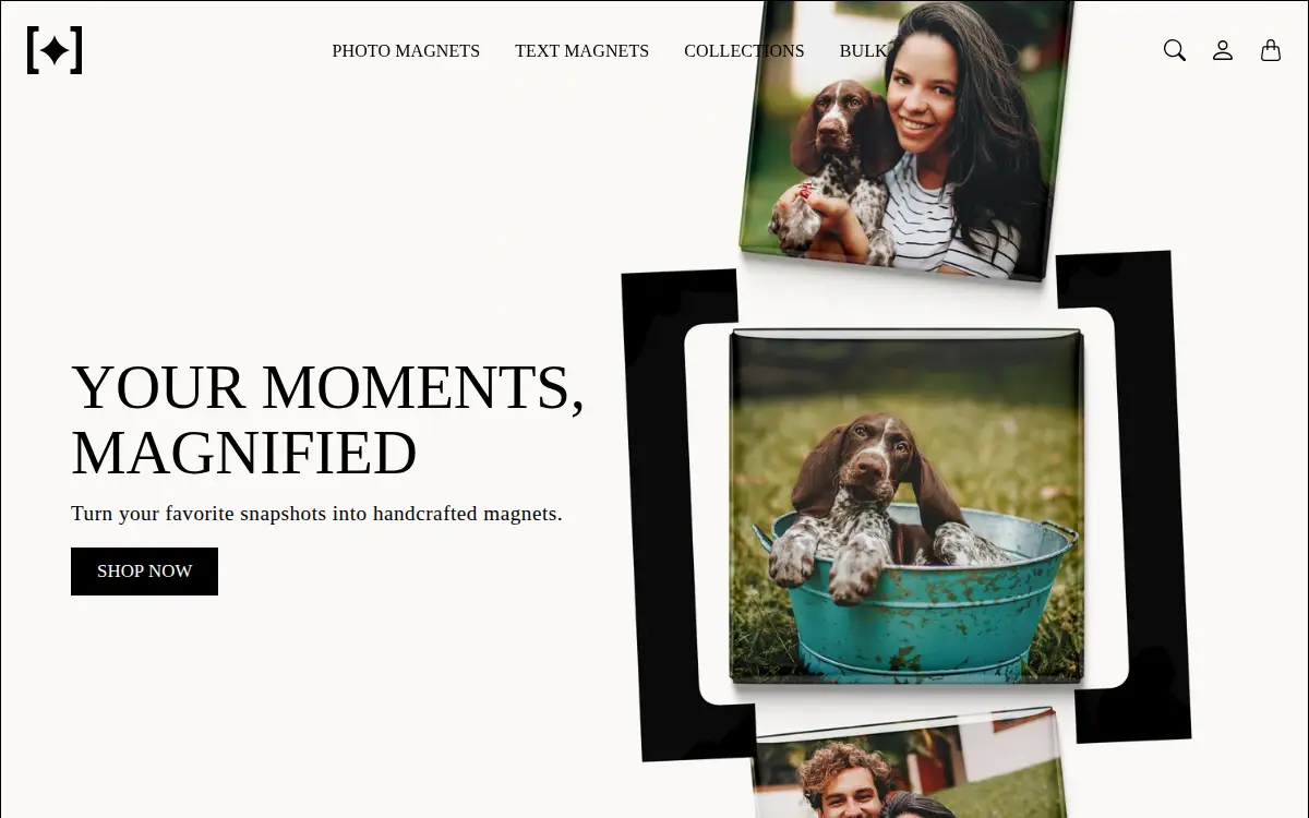 Homepage of Faintest Ink, LLC