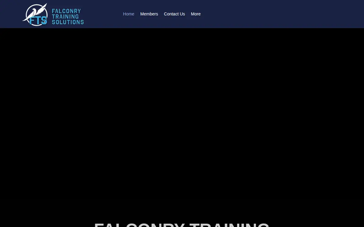 Homepage of Falconry Training Solutions Jv