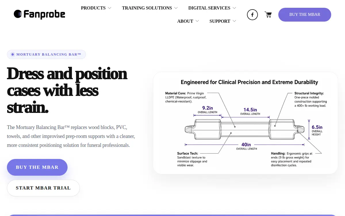 Homepage of Fanprobe LLC