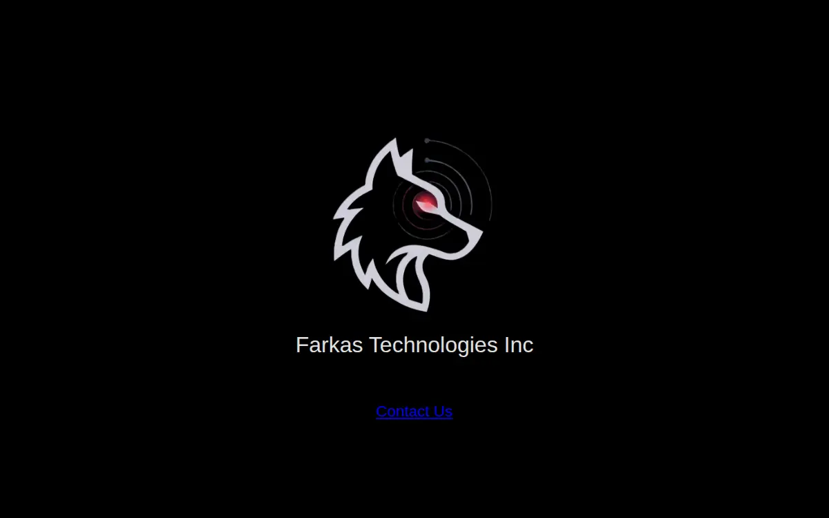 Homepage of Farkas Technologies INC.