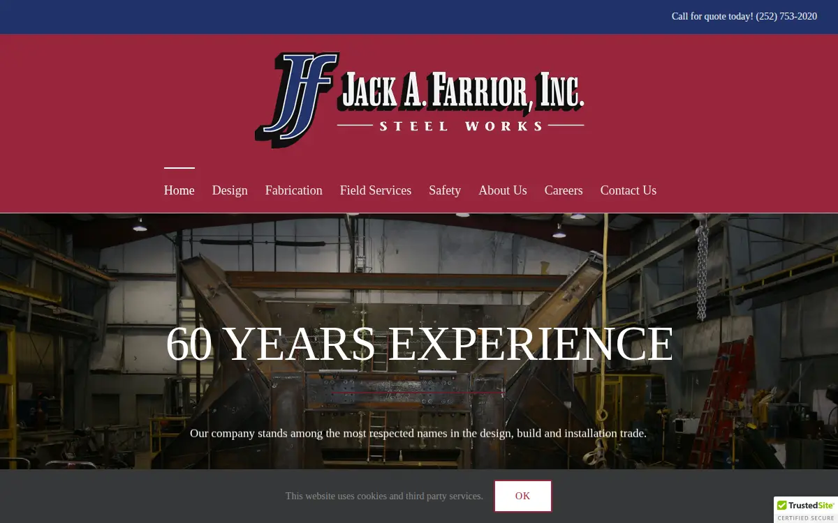 Homepage of Jack A. Farrior, INC