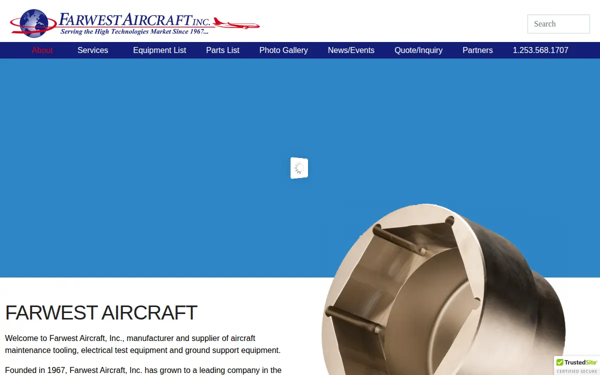 Homepage of Farwest Aircraft, INC