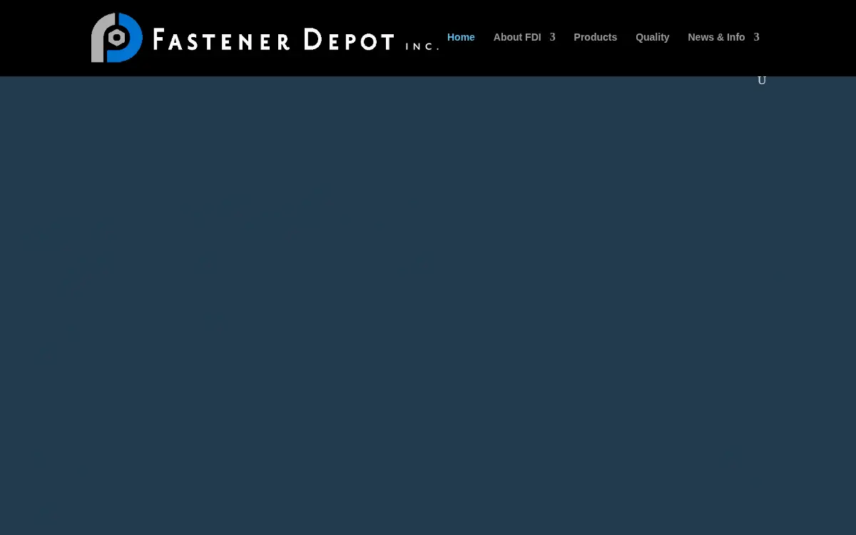 Homepage of Fastener Depot, INC.