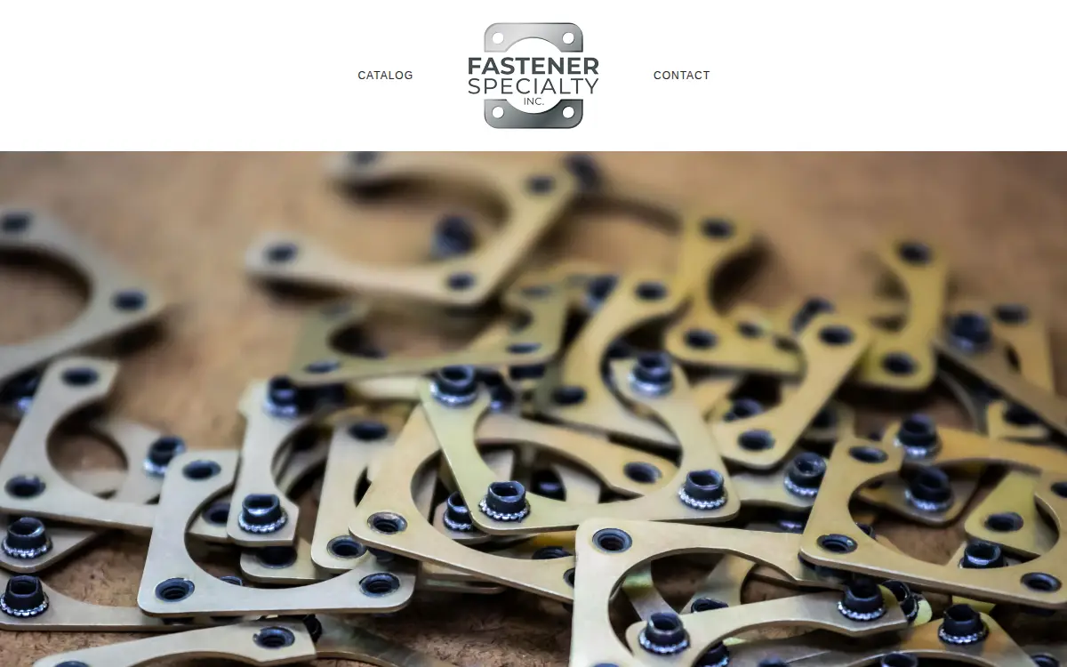 Homepage of Fastener Specialty, INC.