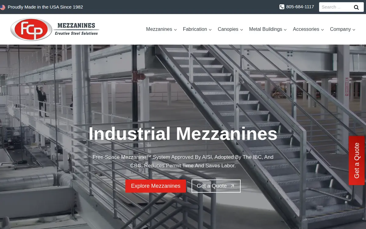 Homepage of Fcp, INC.