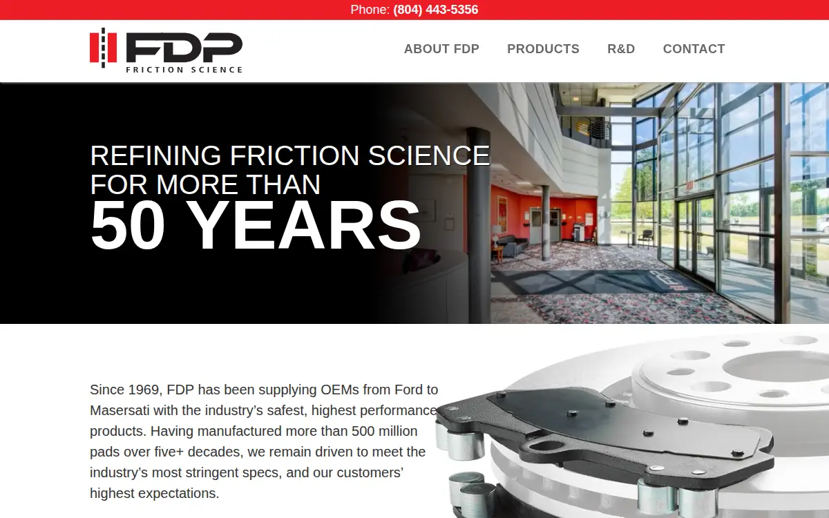 Homepage of Fdp Virginia, INC.