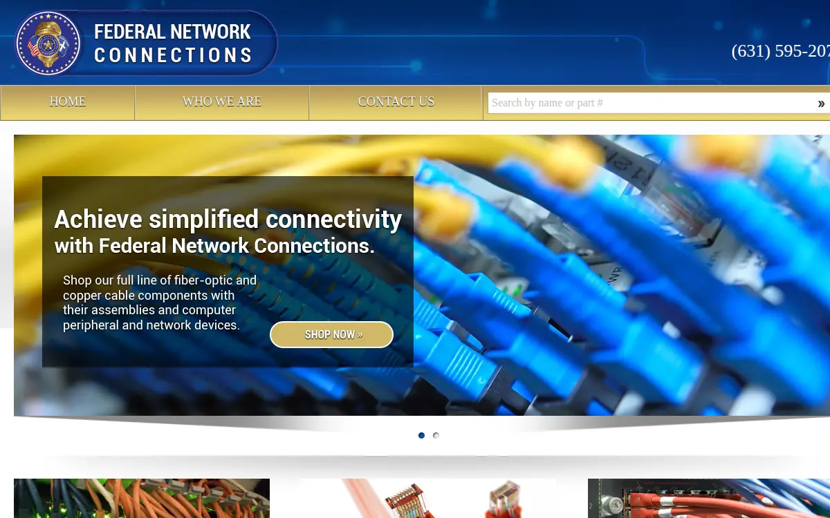 Homepage of Federal Network Connections INC.