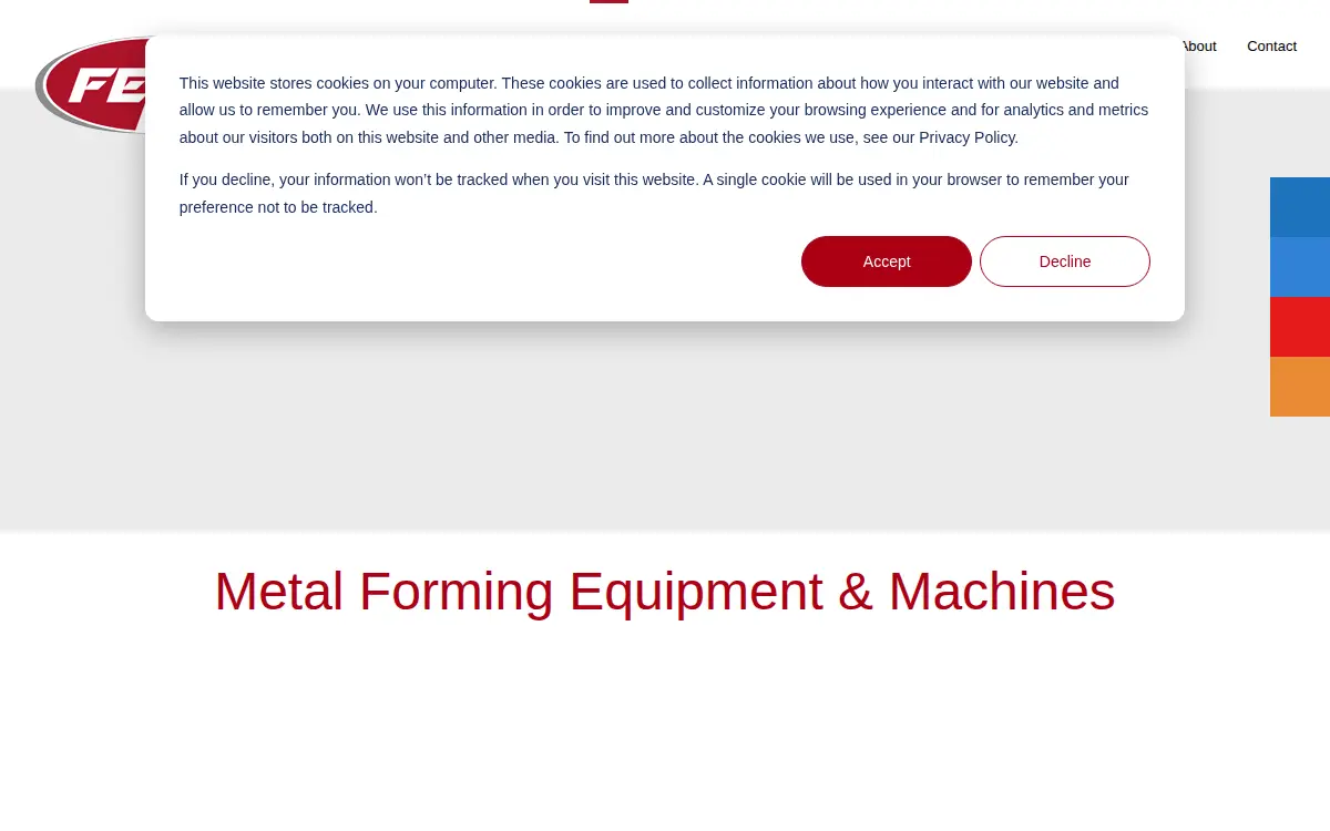 Homepage of Fenn LLC
