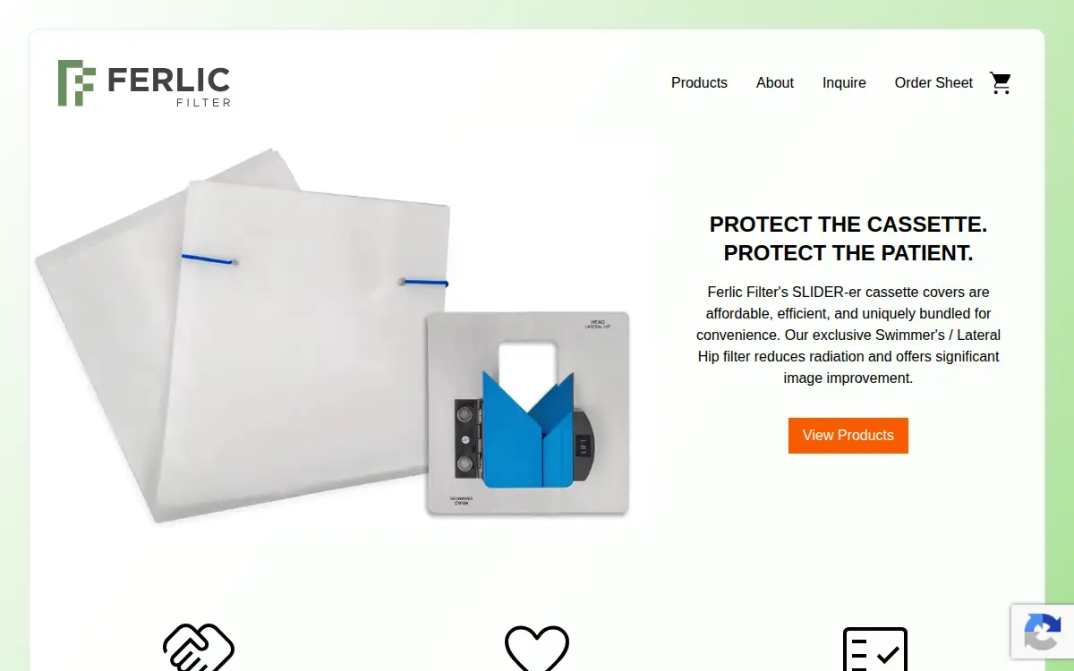 Homepage of Ferlic Filter LLC
